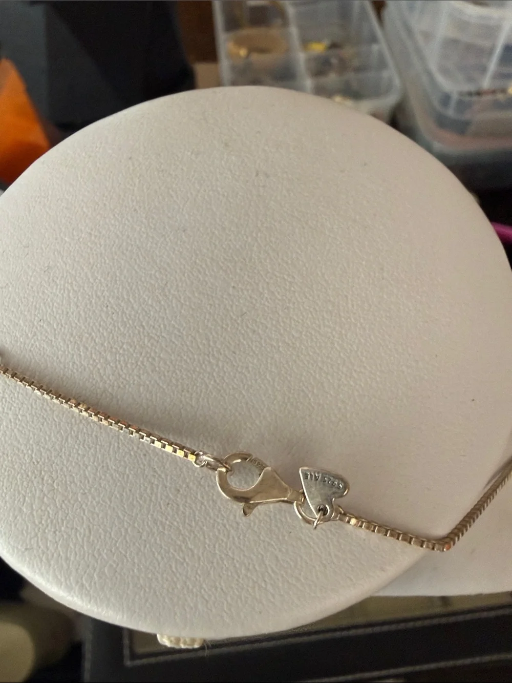 Pandora Rose Gold Heart Pavé Pendant Necklace - Rose Gold
